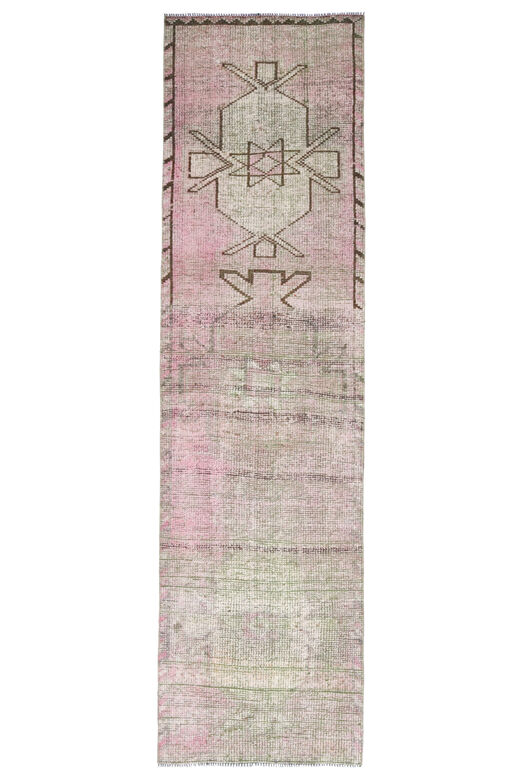 Antique Pink Runner Rug