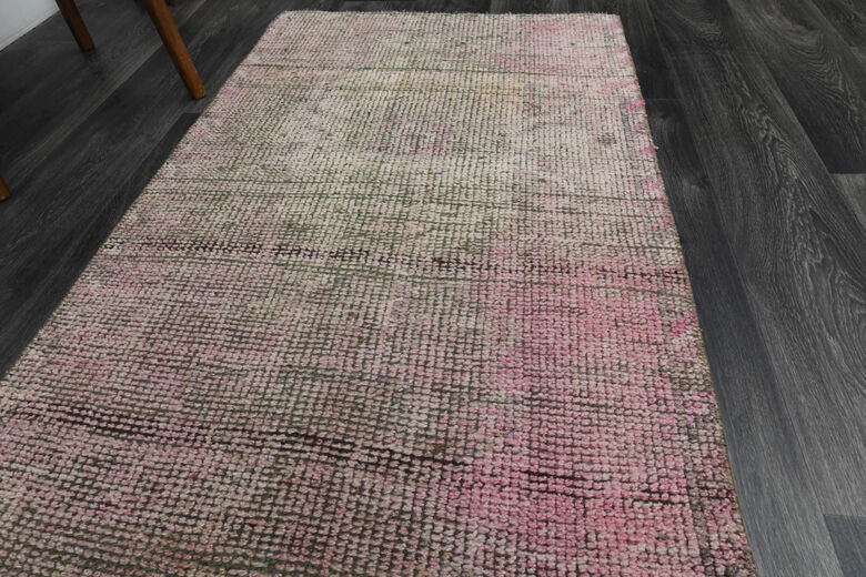 Antique Pink Runner Rug