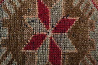 Hand-Knotted Vintage Runner Rug - Thumbnail