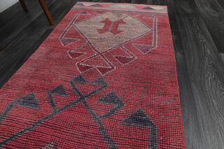 Turkish Vintage Runner Rug - Thumbnail