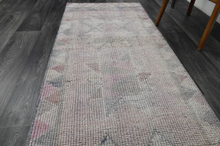 Turkish Vintage Runner Rug - Thumbnail