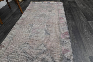 Turkish Vintage Runner Rug - Thumbnail