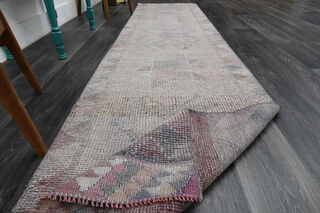 Turkish Vintage Runner Rug - Thumbnail