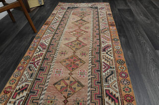 Vintage Turkish Runner Rug - Thumbnail