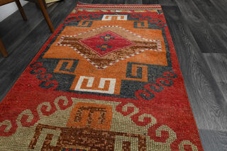 Turkish Vintage Runner Rug - Thumbnail