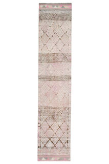 Antique Hand-Knotted Runner - Thumbnail