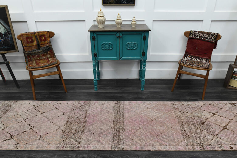 Antique Hand-Knotted Runner