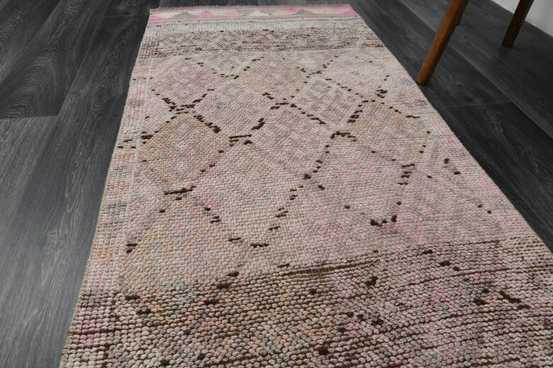 Antique Hand-Knotted Runner