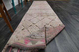 Antique Hand-Knotted Runner - Thumbnail