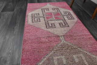 Turkish Vintage Runner Rug - Thumbnail