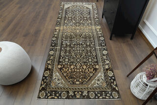 Turkish Vintage Runner Rug - Thumbnail