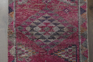 Turkish Vintage Runner Rug - Thumbnail