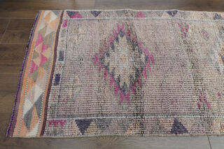 Turkish Vintage Runner Rug - Thumbnail