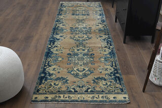 Vintage Oriental Runner Rug - Thumbnail