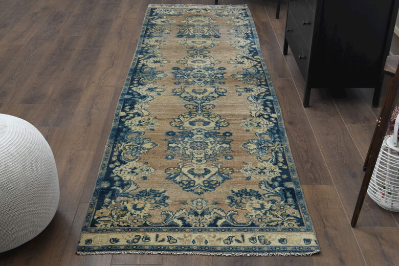 Vintage Oriental Runner Rug