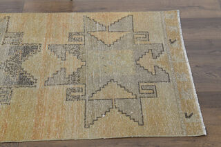 Turkish Vintage Runner Rug - Thumbnail