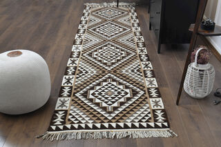 Turkish Vintage Runner Rug - Thumbnail