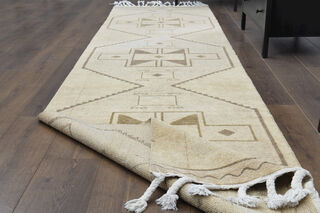 Turkish Vintage Runner Rug - Thumbnail