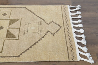 Turkish Vintage Runner Rug - Thumbnail