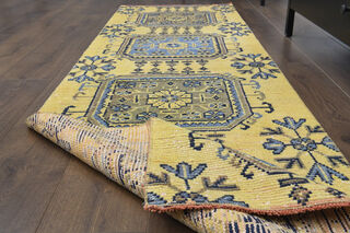 Turkish Vintage Runner Rug - Thumbnail