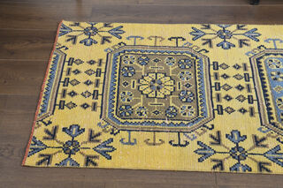 Turkish Vintage Runner Rug - Thumbnail