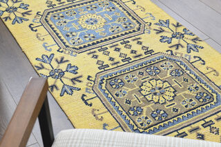 Turkish Vintage Runner Rug - Thumbnail