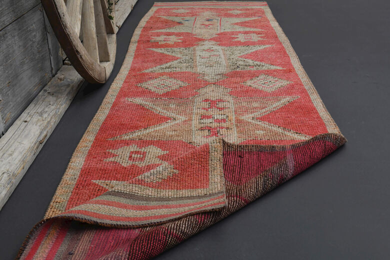 Hand-Knotted Runner Rug