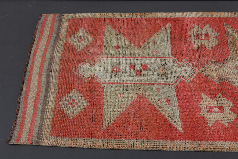 Hand-Knotted Runner Rug