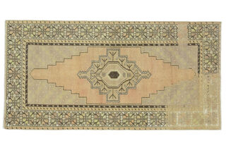 Turkish Vintage Runner Rug - Thumbnail