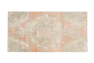 Turkish Vintage Runner Rug - Thumbnail