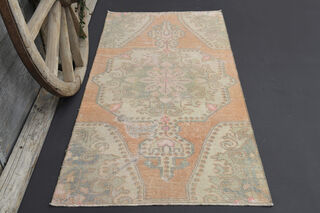 Turkish Vintage Runner Rug - Thumbnail