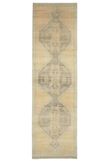 Vintage Handwoven Rug Runner - Thumbnail