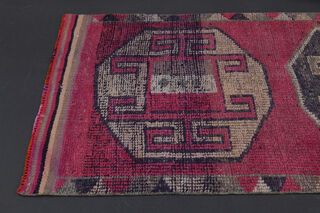 Turkish Vintage Runner Rug - Thumbnail