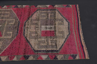 Turkish Vintage Runner Rug - Thumbnail