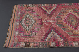 Hand-Knotted Vintage Runner Rug - Thumbnail