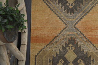 Turkish Vintage Runner Rug - Thumbnail