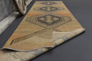 Turkish Vintage Runner Rug - Thumbnail