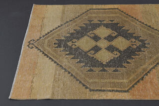 Turkish Vintage Runner Rug - Thumbnail