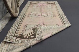 Turkish Vintage Runner Rug - Thumbnail