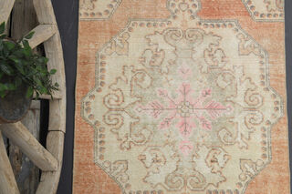 Burnt Orange Vintage Rug - Thumbnail