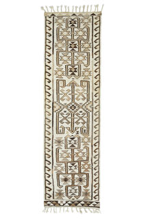 Turkish Vintage Runner Rug - Thumbnail