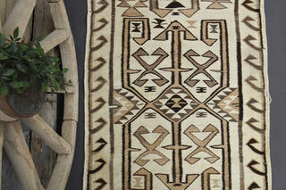 Turkish Vintage Runner Rug - Thumbnail