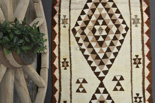 Turkish Vintage Runner Rug - Thumbnail