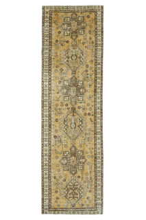 Turkish Neutral Runner Rug - Thumbnail