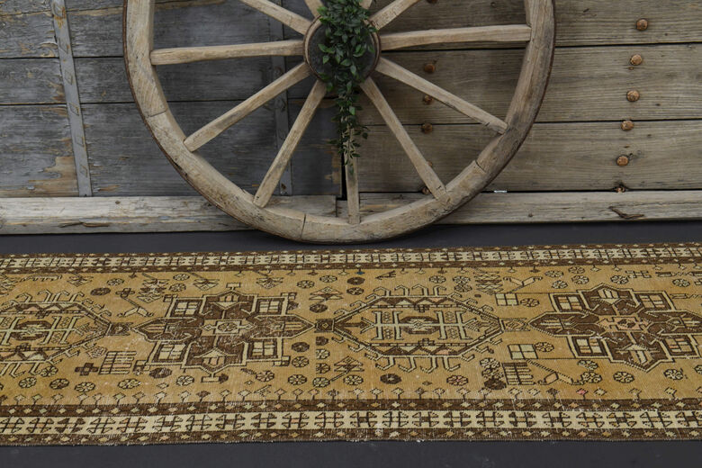 Turkish Neutral Runner Rug