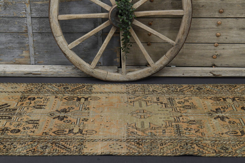 Neutral Vintage Runner Rug