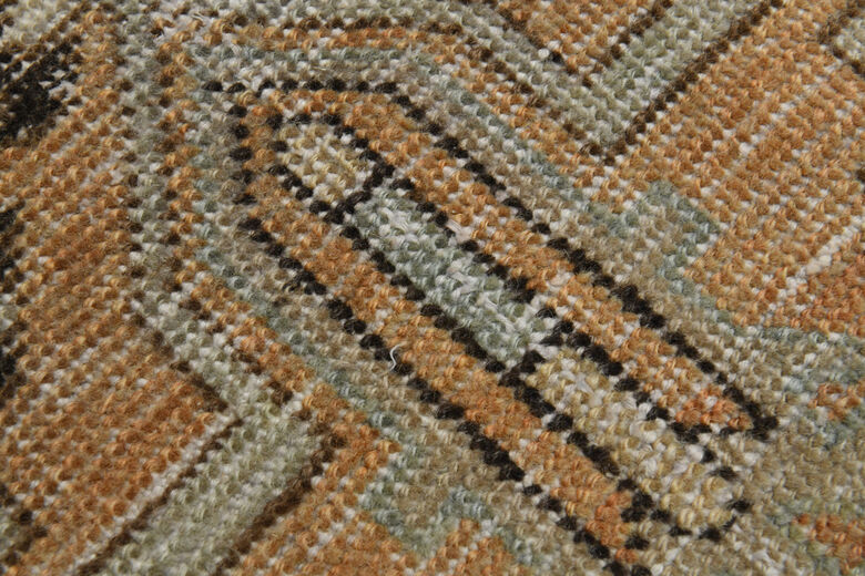 Neutral Anatolian Vintage Runner Rug
