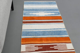 Bright Flatweave Runner Rug - Thumbnail