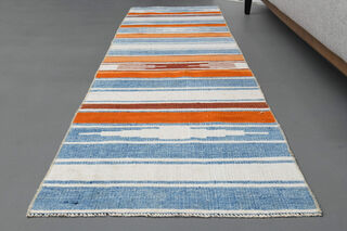 Bright Flatweave Runner Rug - Thumbnail