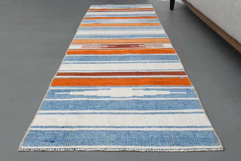 Bright Flatweave Runner Rug